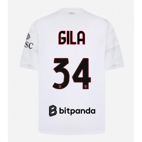 AC Milan Mario Gila #34 Udebanetrøje 2026-27 Kortærmet